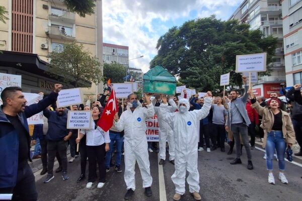 TPI işçilerinden tabutlu eylem!